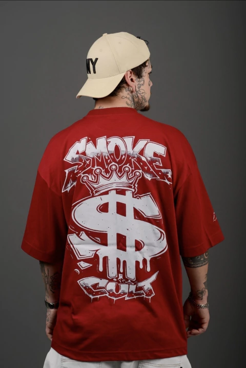 Camiseta Oversized Angel roxa